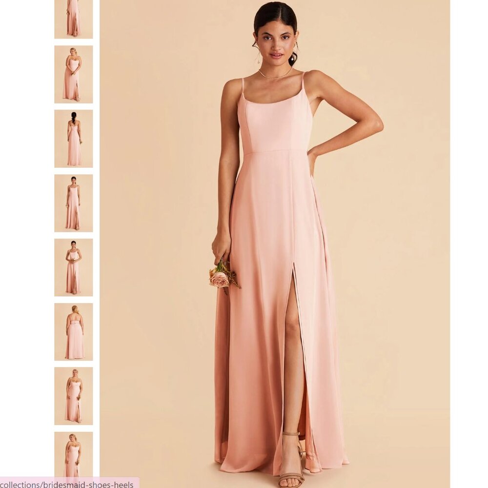 Birdy Grey Amy Dress - Chiffon Blush Pink (XS)